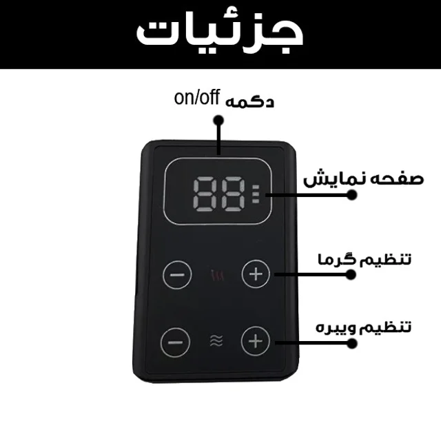 ماساژور برقی زانو مدل حرارتی کد WNK-001A 102767735